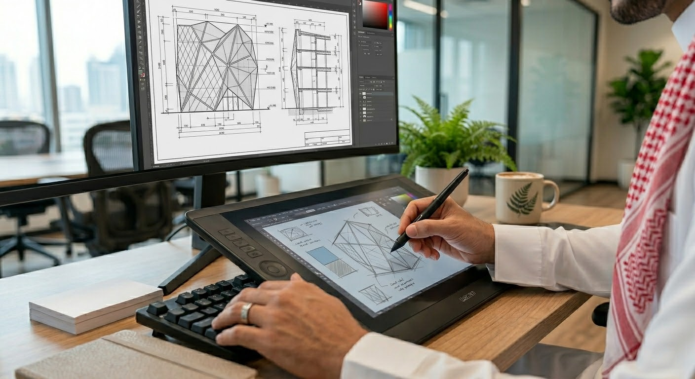 blog image إنشاء الهوية البصرية والتصميم وإدارة العلامات التجارية